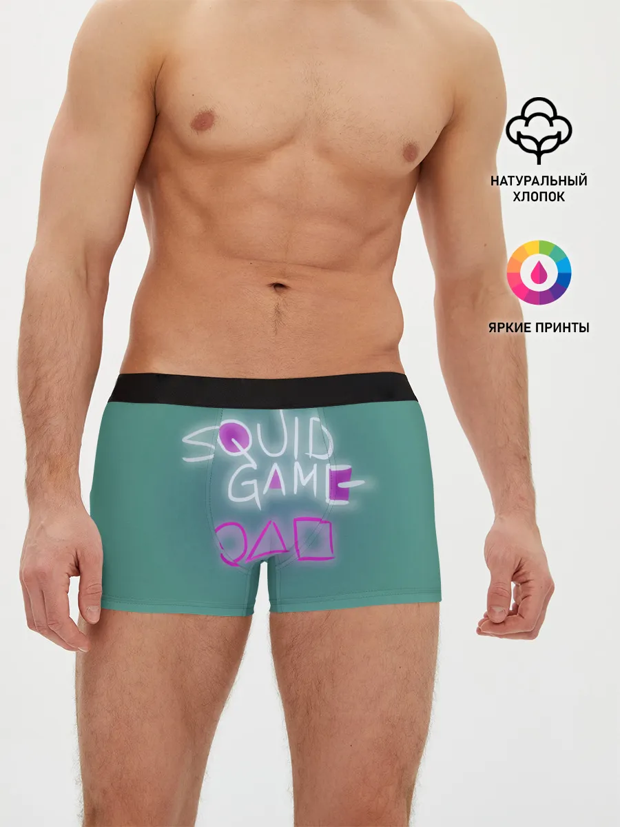 Мужские трусы боксеры / Squid game a