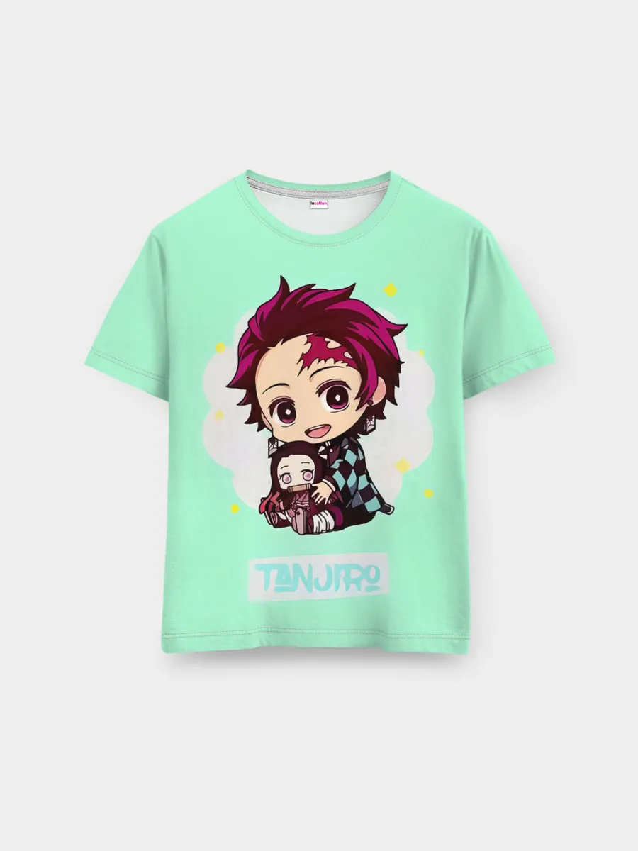 Мужская базовая футболка / Танджиро Клинок, рассекающий демонов