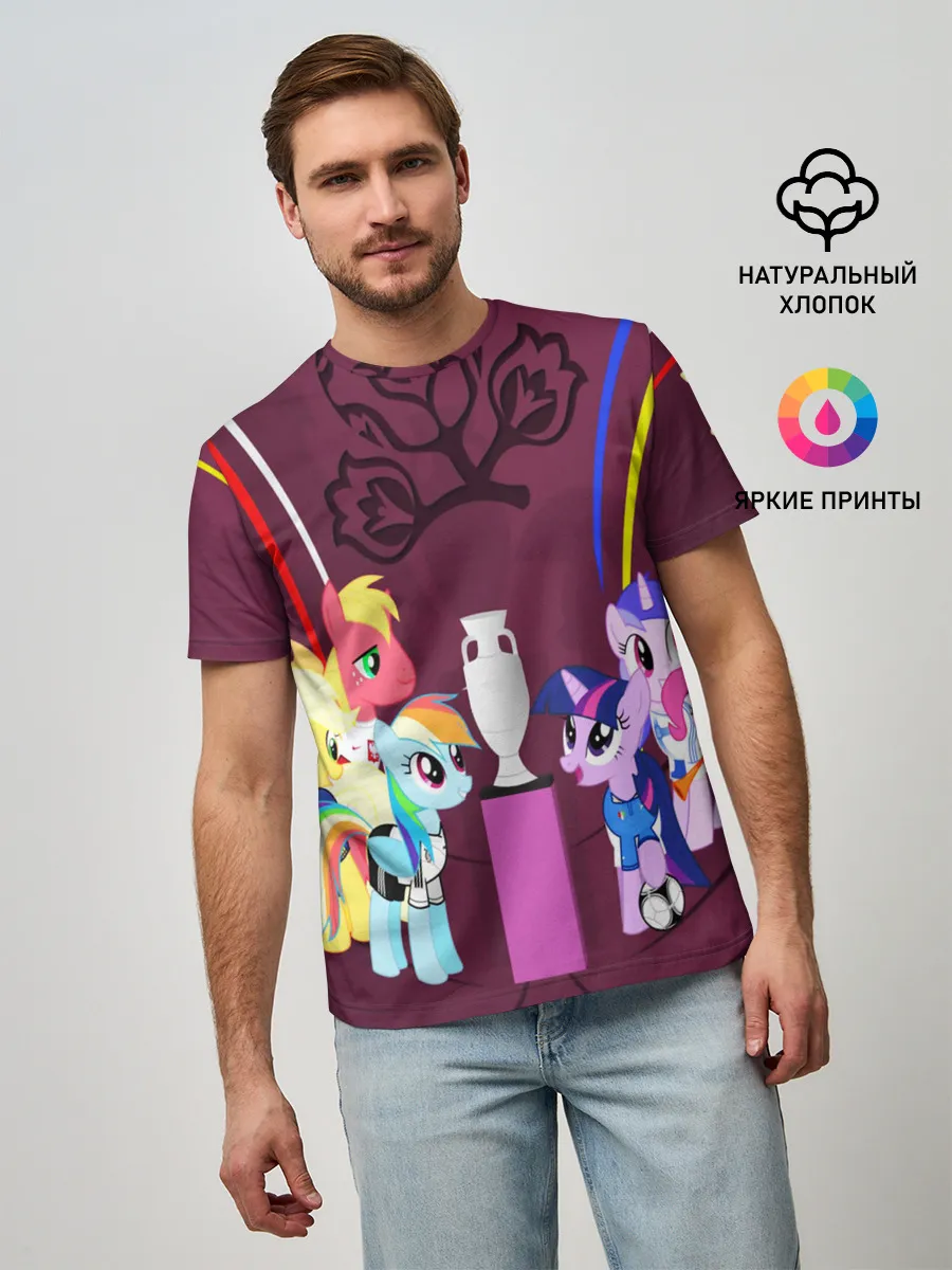 Мужская базовая футболка / PONY