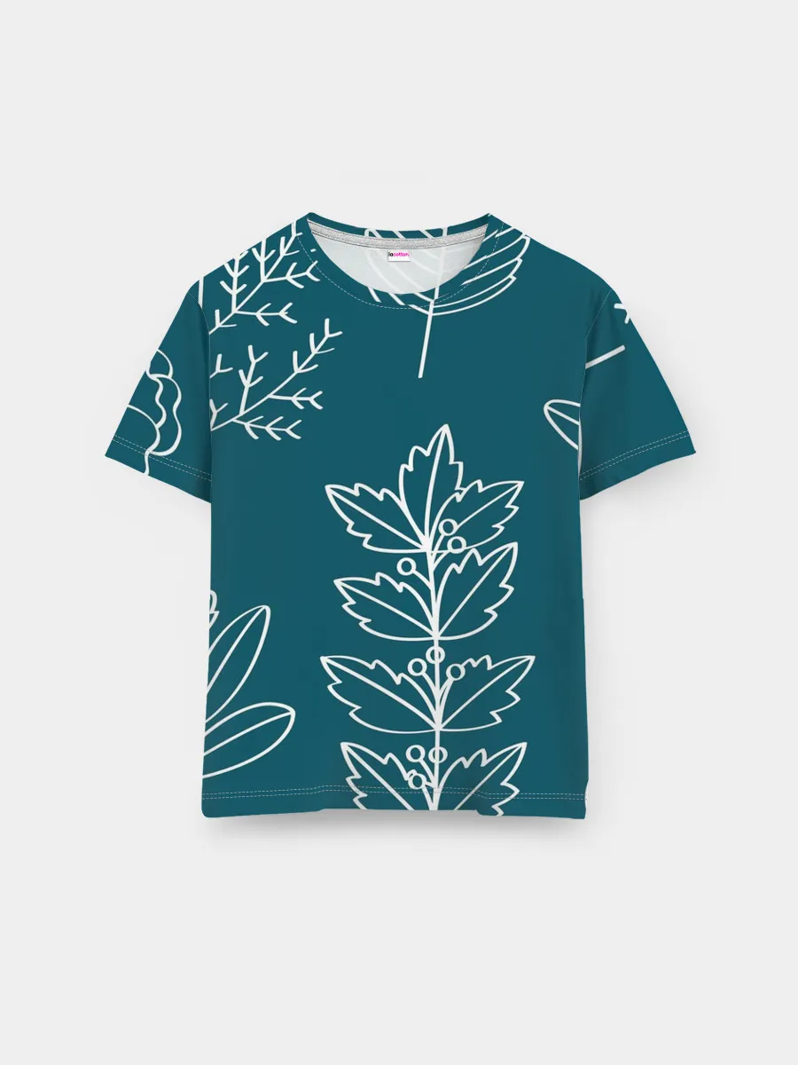 Мужская базовая футболка / Цветы