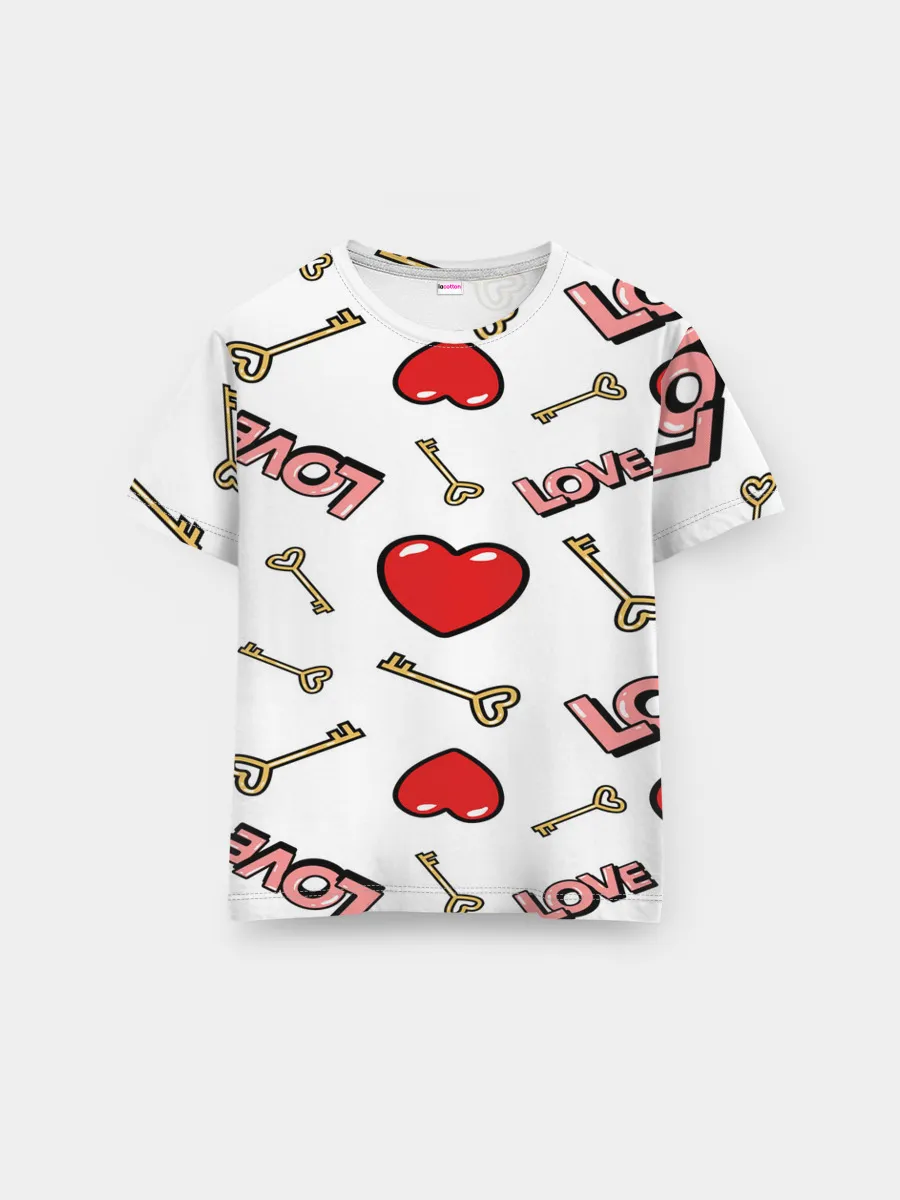 Мужская базовая футболка / Valentines Day