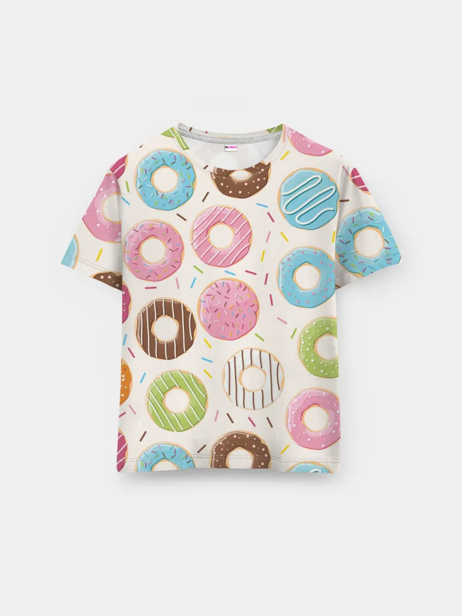 Мужская базовая футболка / Пончики / Donuts