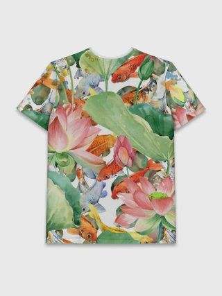 Мужская базовая футболка / Карпы кои