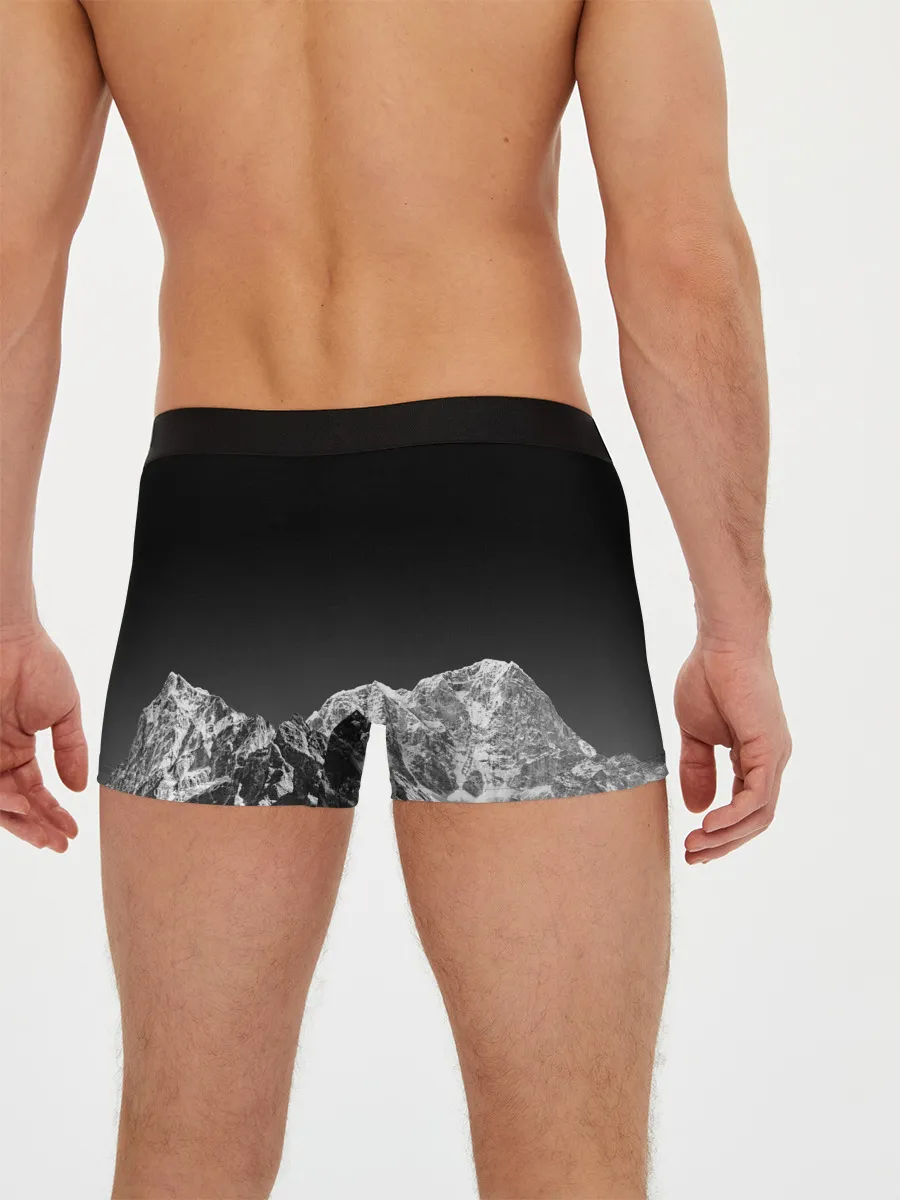 Мужские трусы боксеры / ГОРЫ В МОЕМ СЕРДЦЕ | КАМУФЛЯЖ