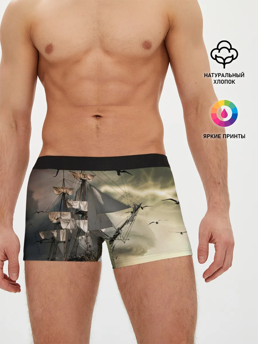 Мужские трусы боксеры / Парусник