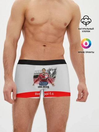 Мужские трусы боксеры / Вирджил ван Дейк YNWA