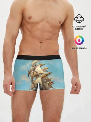 Мужские трусы боксеры / Парусник