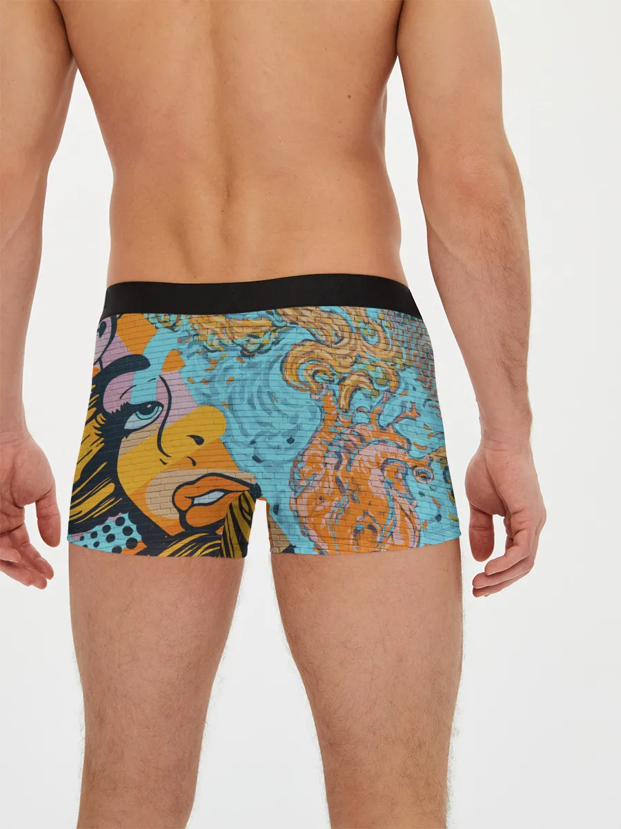 Мужские трусы боксеры / Граффити арт