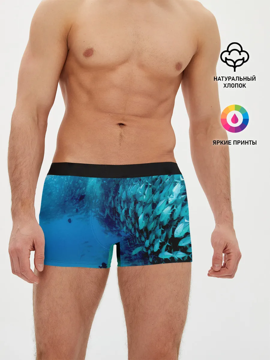 Мужские трусы боксеры / Фото дайвинг