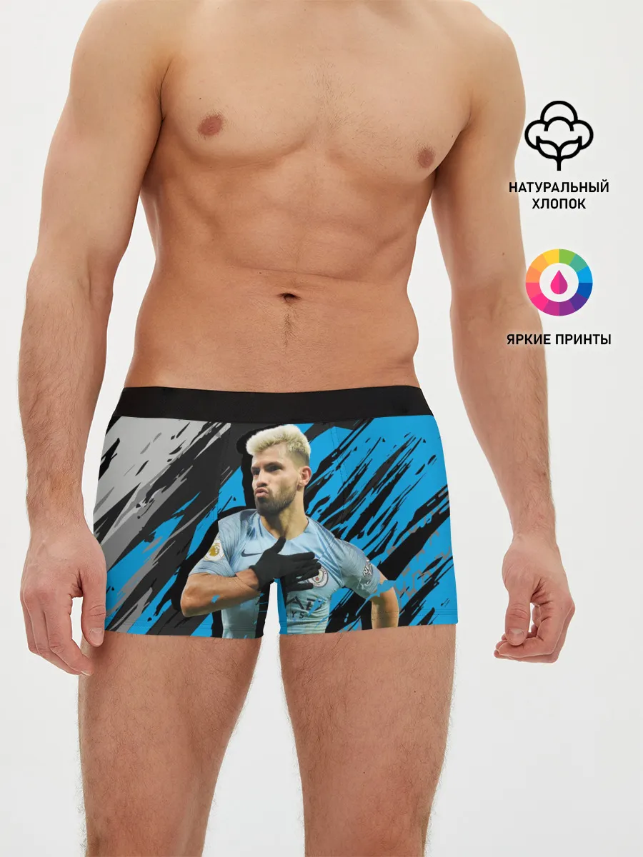 Мужские трусы боксеры / Серхио Агуэро