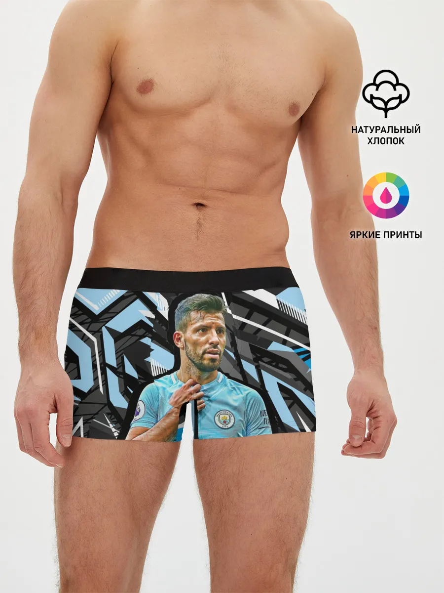 Мужские трусы боксеры / Серхио Агуэро