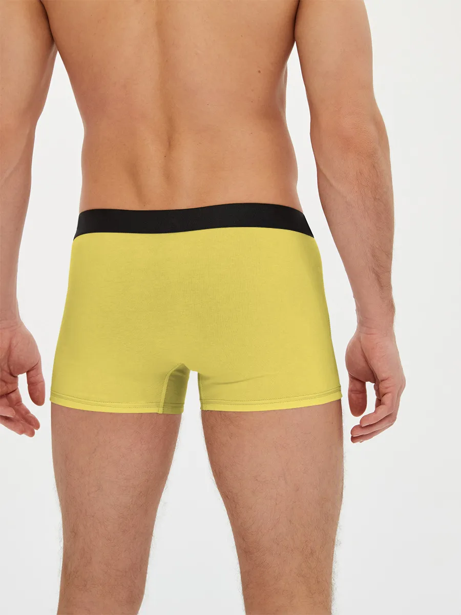 Мужские трусы боксеры / Черно БелЫй ЧереП