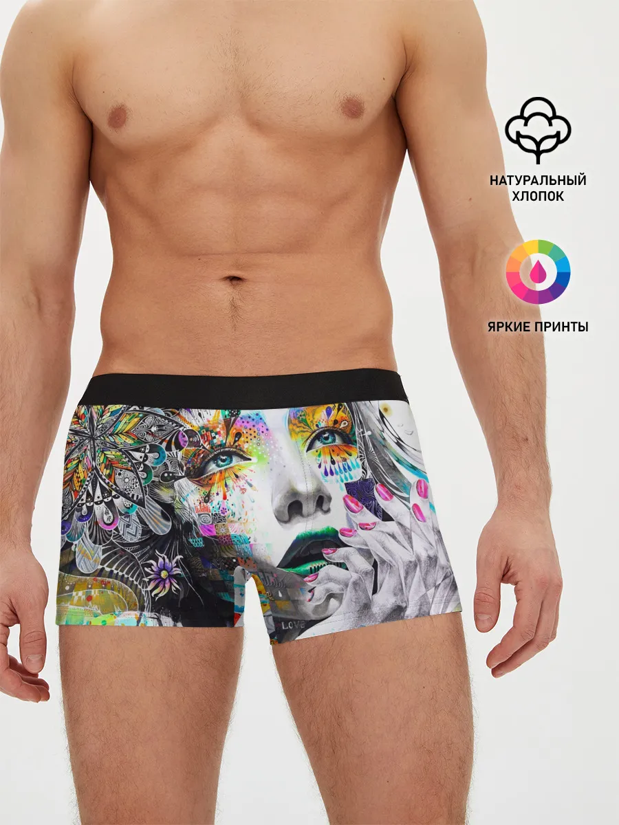 Мужские трусы боксеры / Абстрактная