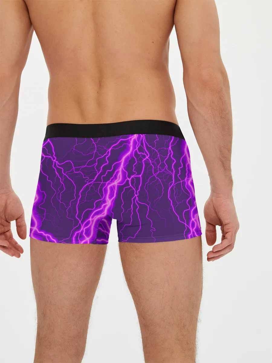 Мужские трусы боксеры / GENSHIN IMPACT / МОЛНИЯ