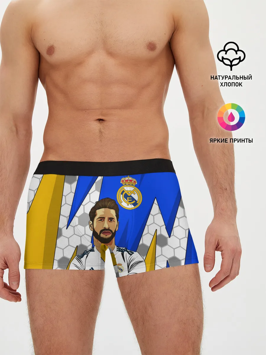 Мужские трусы боксеры / СЕРХИО РАМОС / РЕАЛ МАДРИД