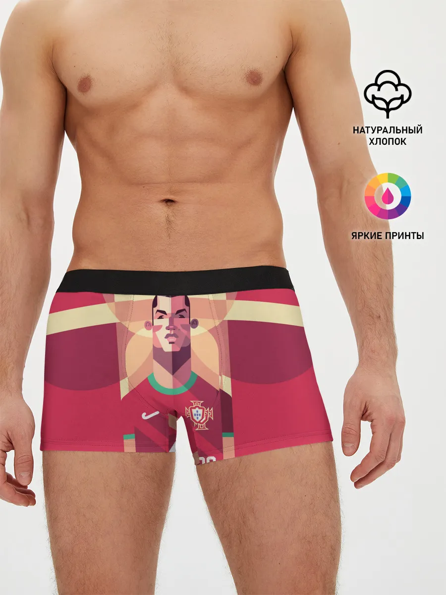 Мужские трусы боксеры / Криштиану Роналду
