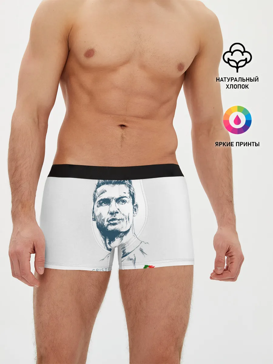 Мужские трусы боксеры / Криштиану Роналду