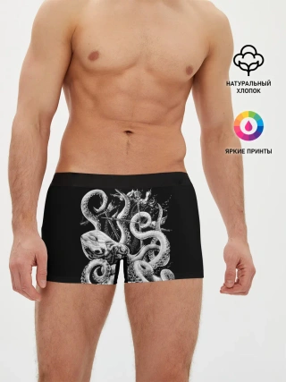 Мужские трусы боксеры / Кракен Монстр