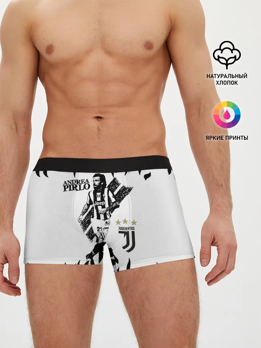 Мужские трусы боксеры / Андреа Пирло/Andrea Pirlo