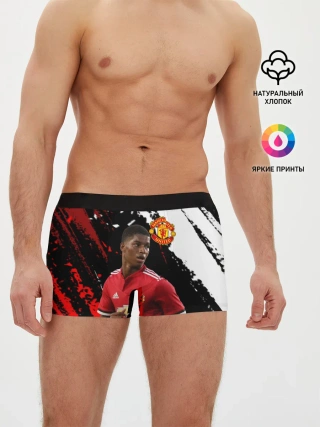 Мужские трусы боксеры / Manchester United: Рашфорд.