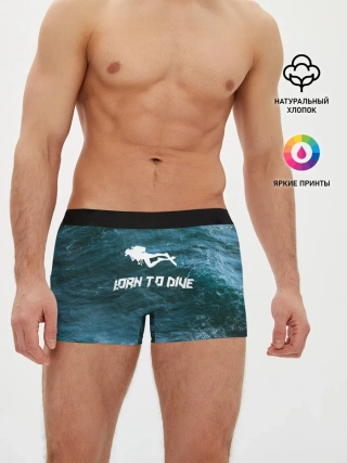 Мужские трусы боксеры / дайвинг