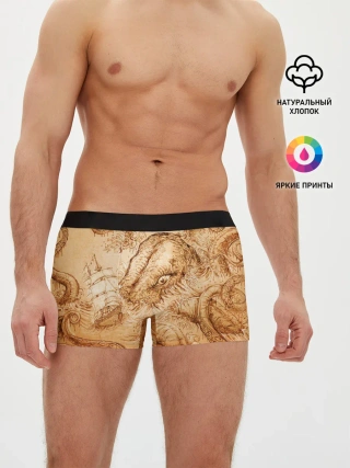 Мужские трусы боксеры / Кракен