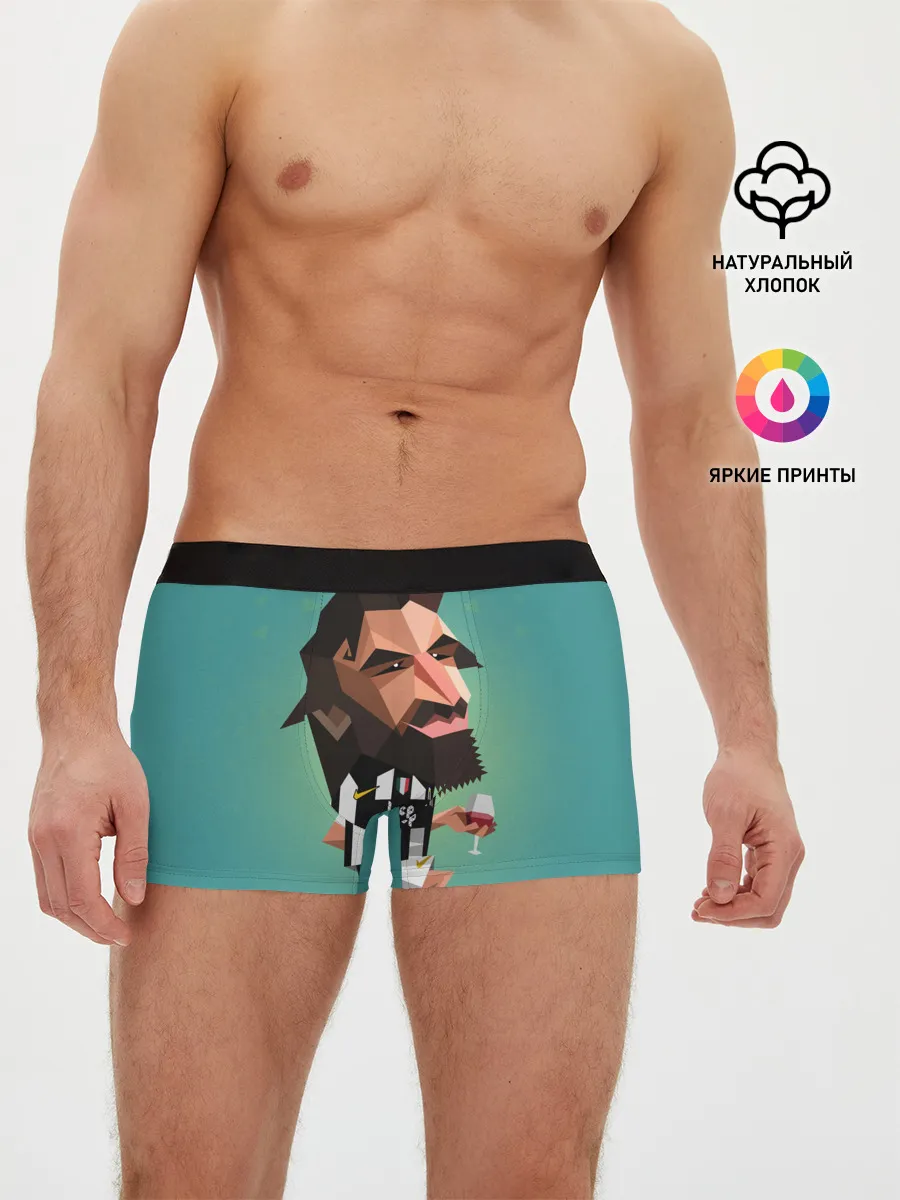 Мужские трусы боксеры / Андреа Пирло