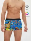 Мужские трусы боксеры / Коралловые рыбки