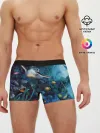 Мужские трусы боксеры / Морская черепаха
