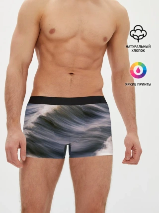 Мужские трусы боксеры / Море волнуется