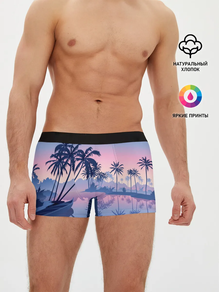 Мужские трусы боксеры / Тихая заводь