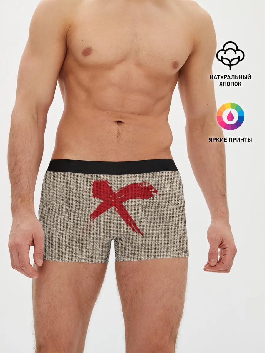 Мужские трусы боксеры / Red Cross