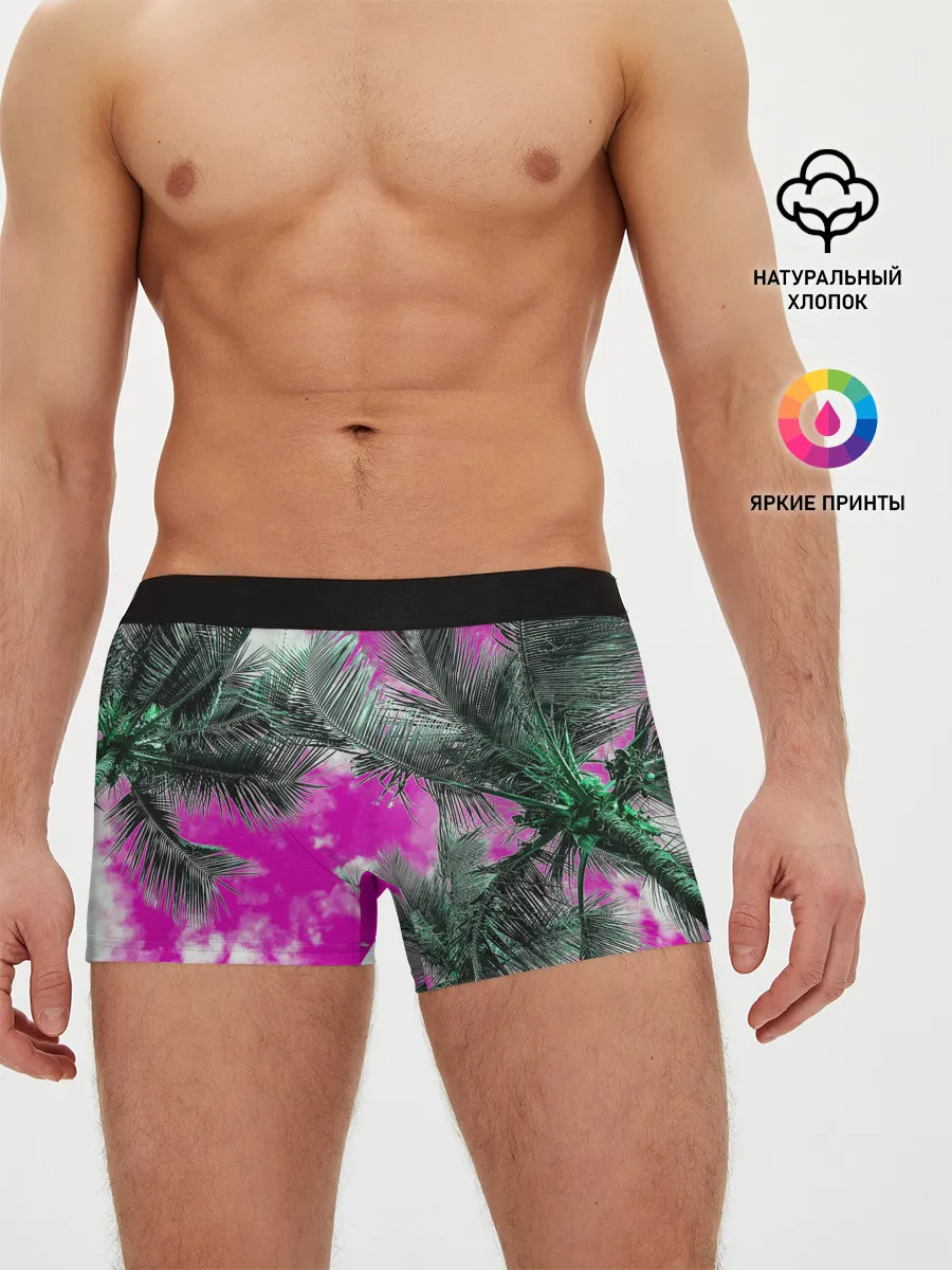 Мужские трусы боксеры / Palms Glitch