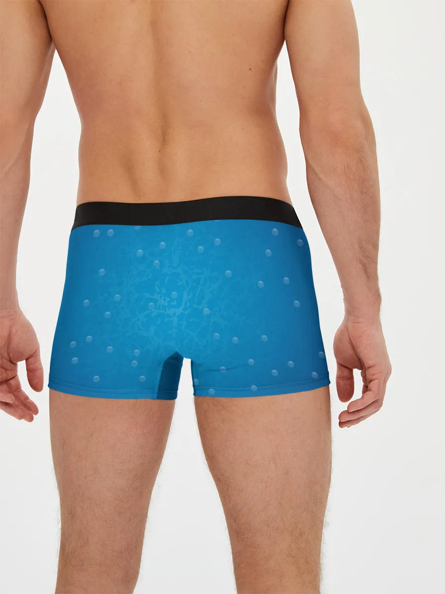 Мужские трусы боксеры / Дельфин с воздушными шариками