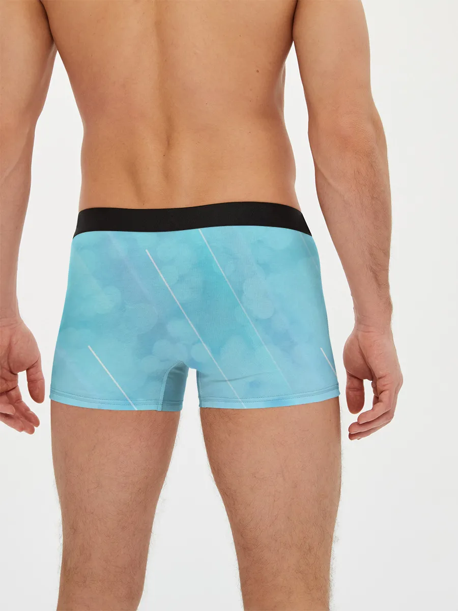 Мужские трусы боксеры / Два дельфина. I love you