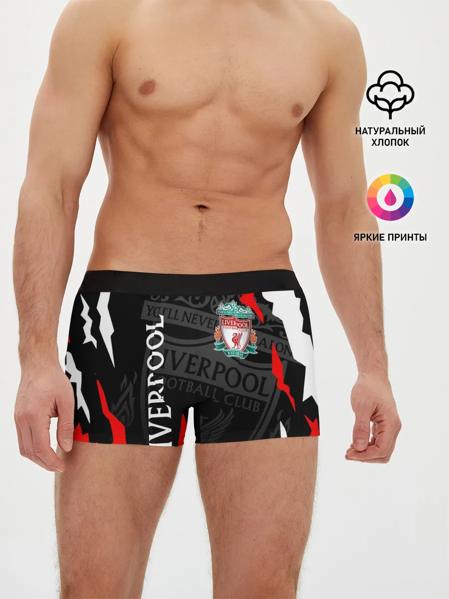 Мужские трусы боксеры / LIVERPOOL / ЛИВЕРПУЛЬ / СПОРТ