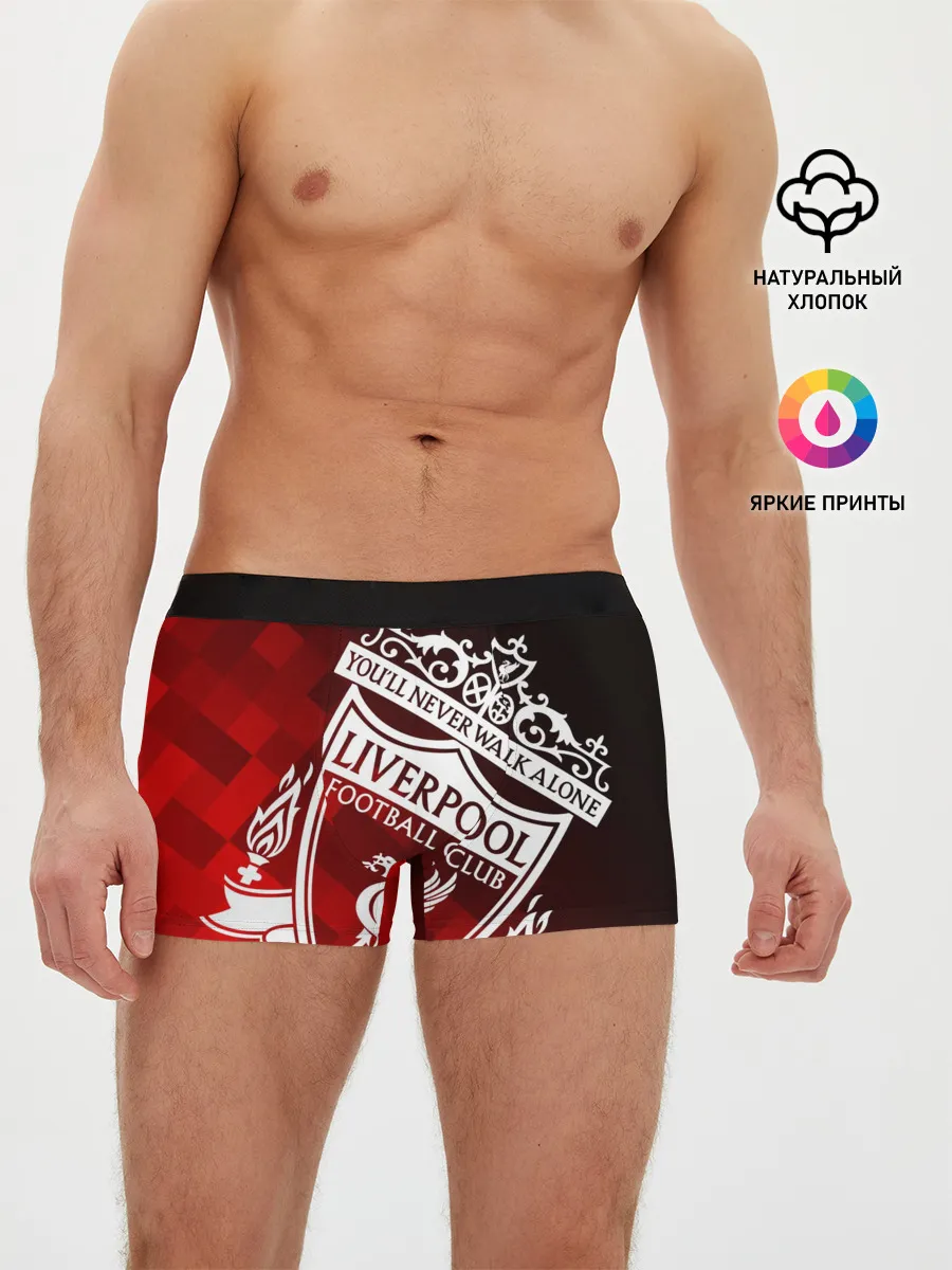 Мужские трусы боксеры / LIVERPOOL / ЛИВЕРПУЛЬ