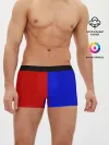 Мужские трусы боксеры / Красно-синий