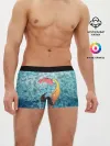 Мужские трусы боксеры / Русалка | Подводный мир