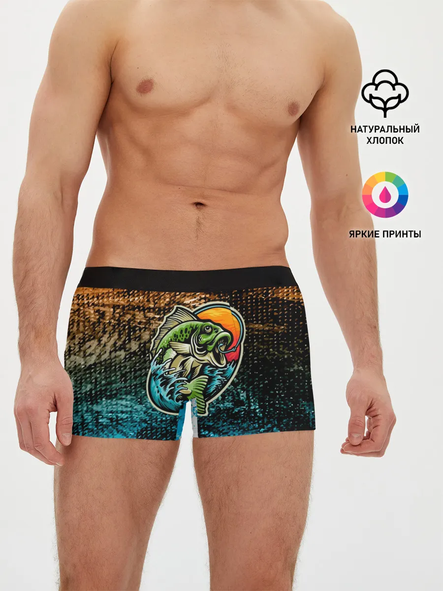 Мужские трусы боксеры / Рыба на крючке