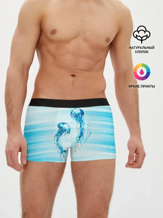 Мужские трусы боксеры / Медузы