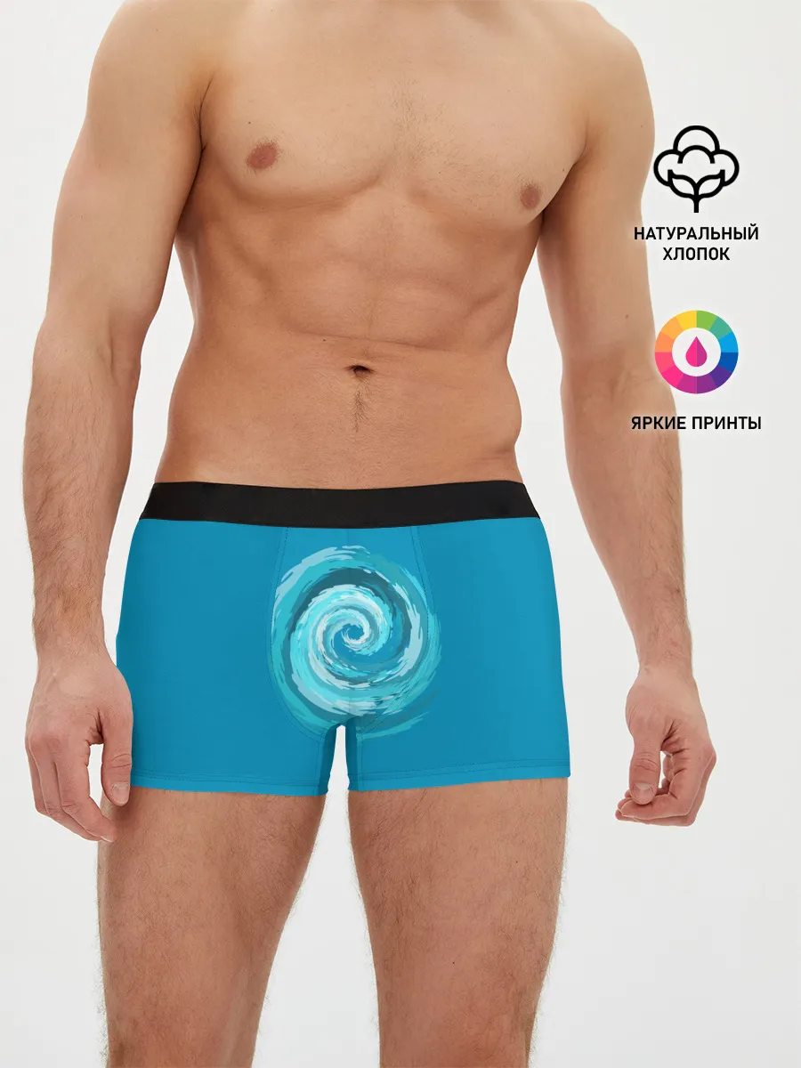 Мужские трусы боксеры / Водоворот