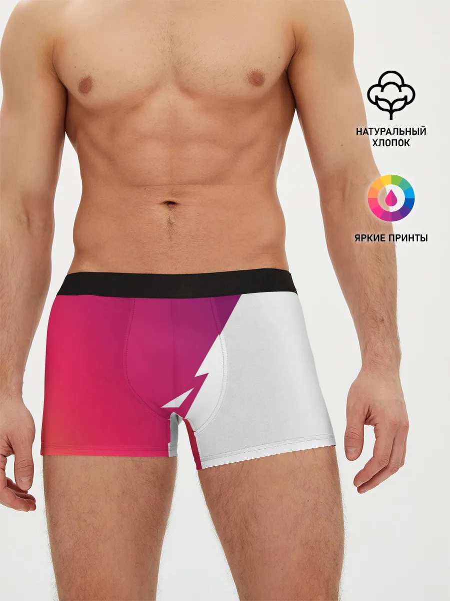 Мужские трусы боксеры / Обертка и Задний фон