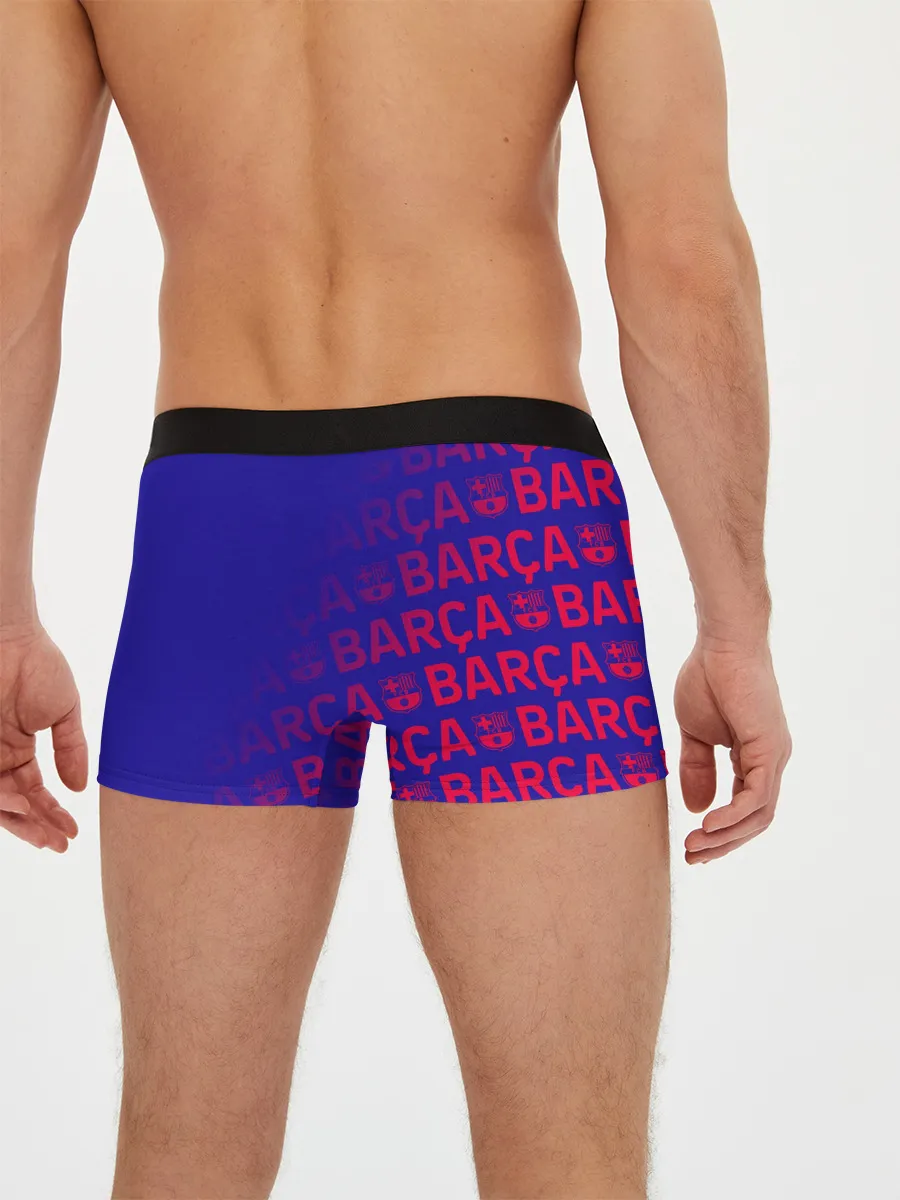 Мужские трусы боксеры / FC BARCELONA / ФК БАРСЕЛОНА