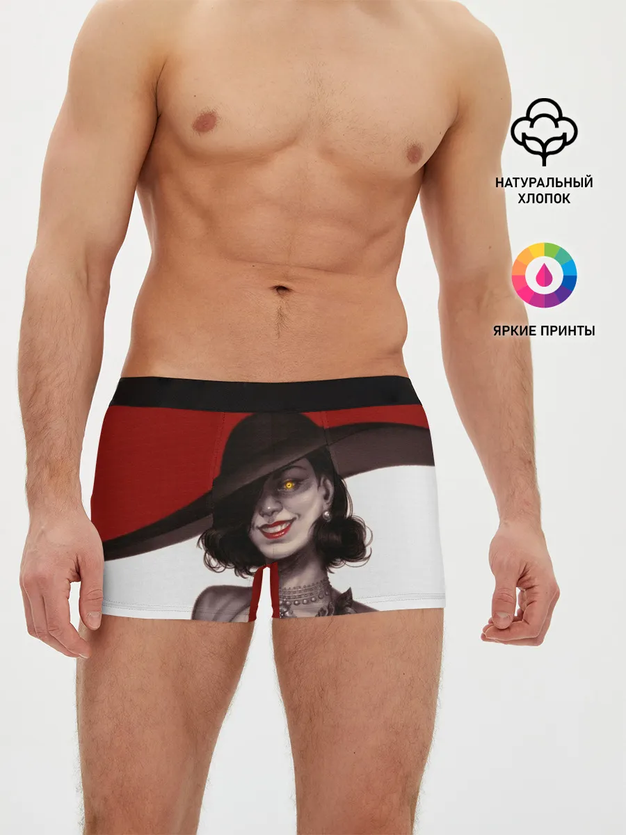 Мужские трусы боксеры / Леди Димитреску из Резидента