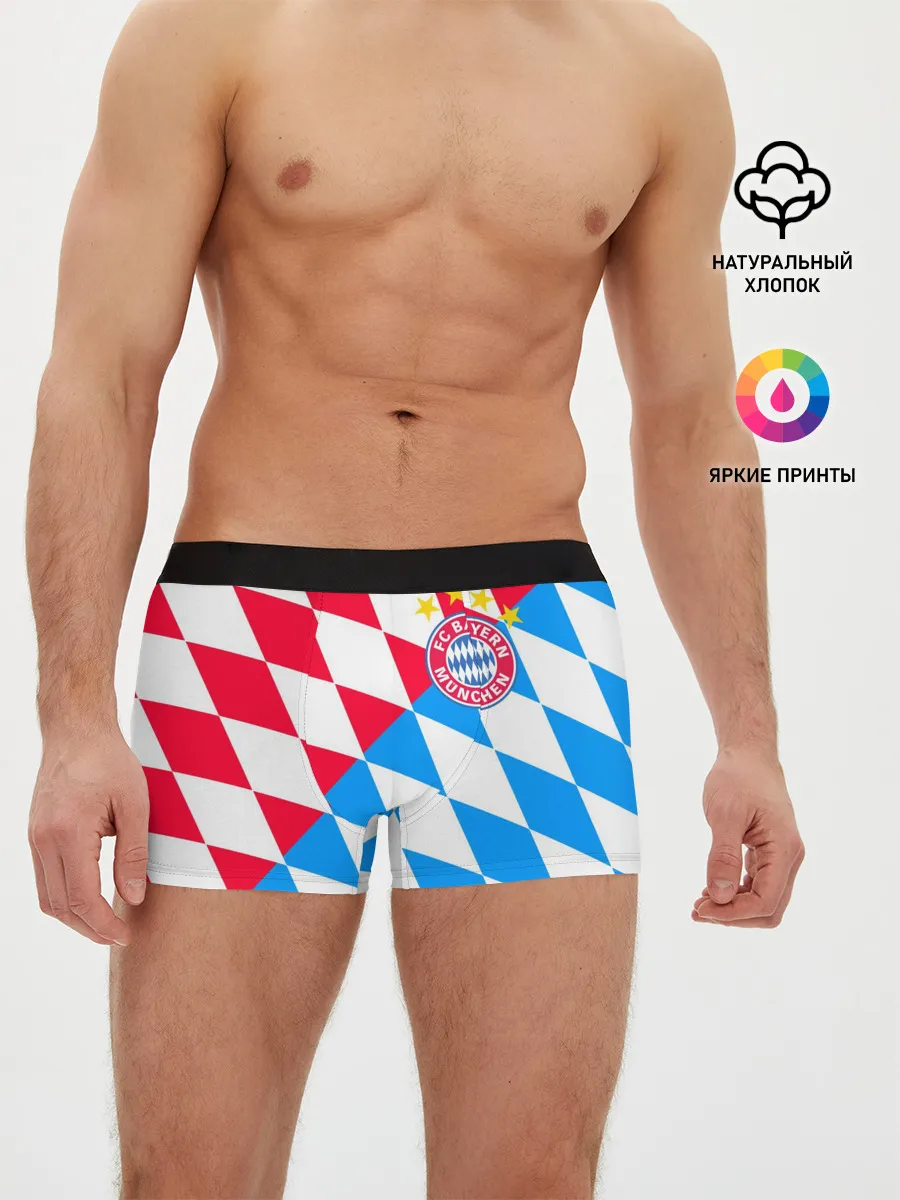 Мужские трусы боксеры / ФК БАВАРИЯ / BAYERN / МЮНХЕН