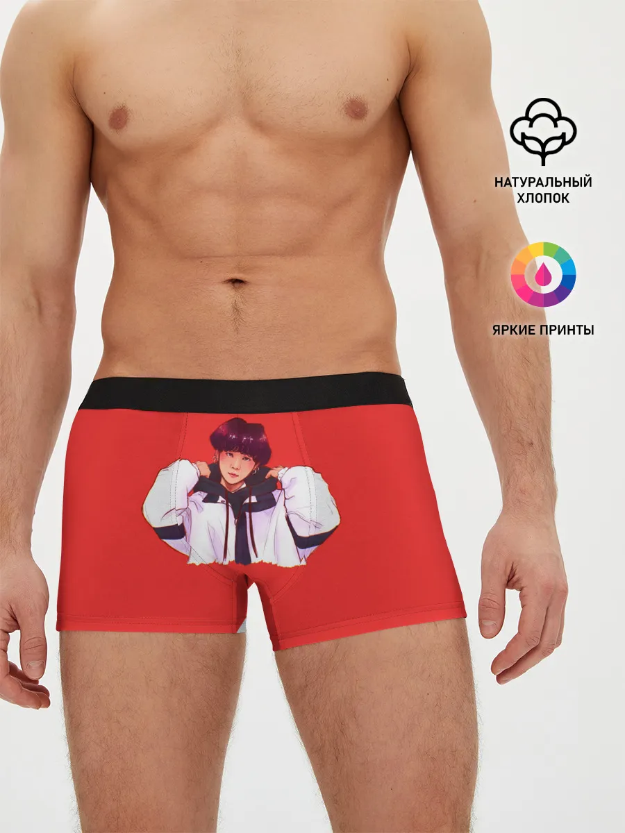 Мужские трусы боксеры / Suga Red