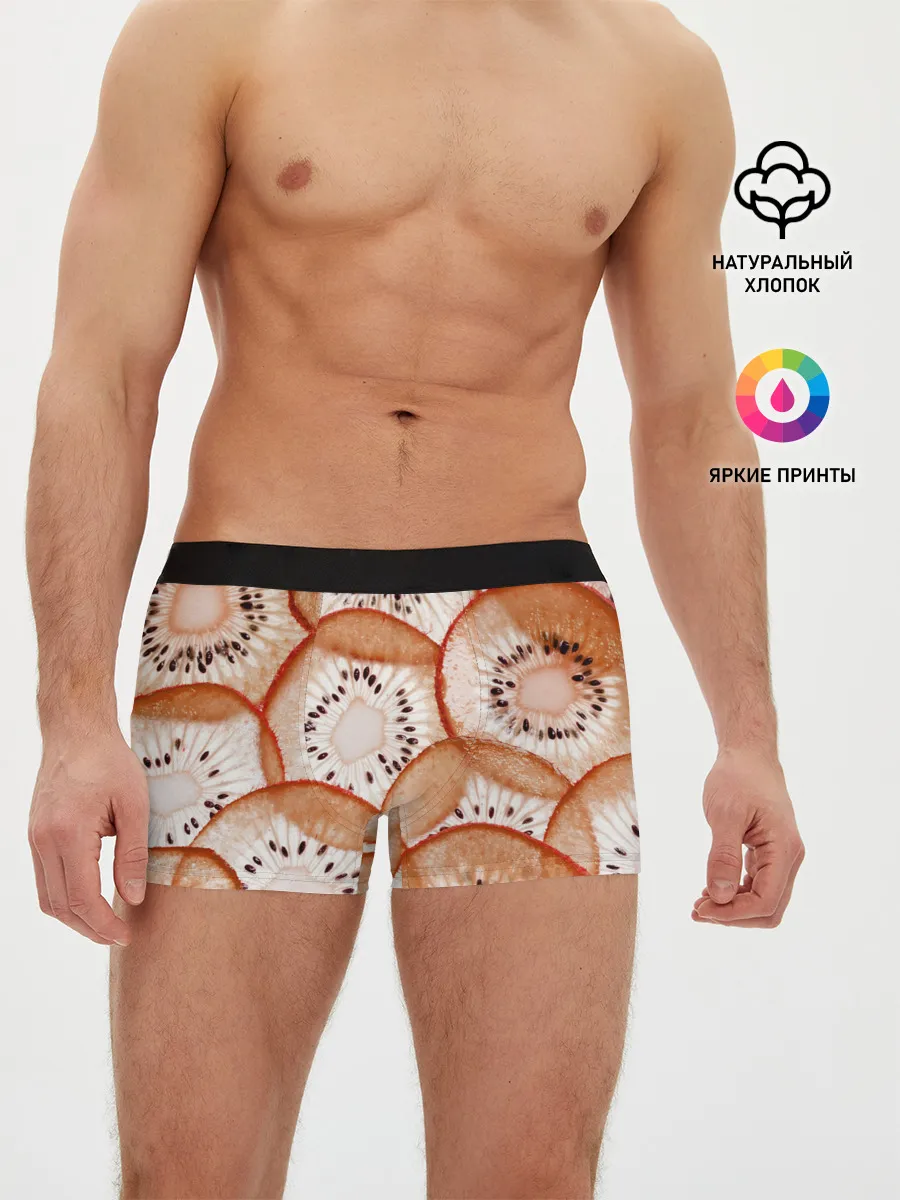 Мужские трусы боксеры / Красный Киви