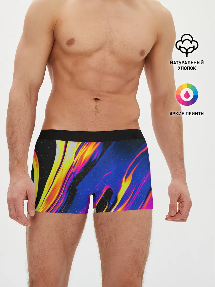 Мужские трусы боксеры / БЕНЗИНОВЫЕ РАВЗОДЫ / ТЕКСТУРА