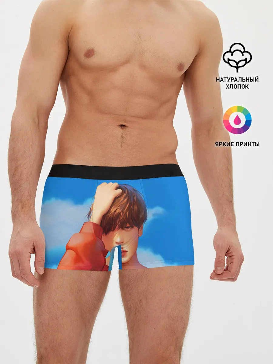 Мужские трусы боксеры / Park Jimin Art